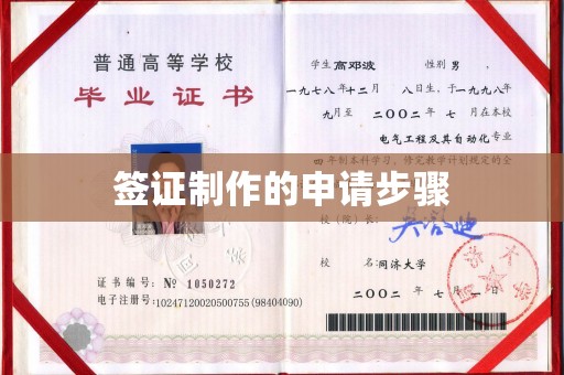 江阳签证制作的申请步骤