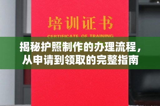 江阳揭秘护照制作的办理流程，从申请到领取的完整指南