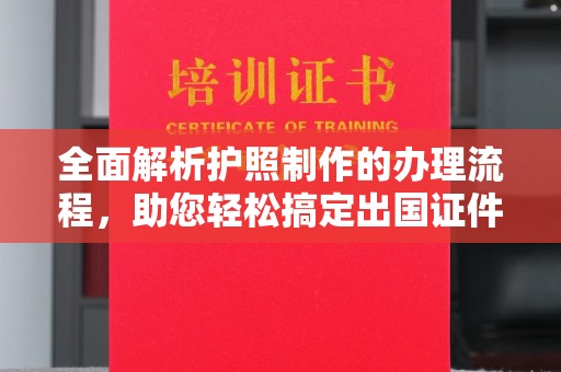 江阳全面解析护照制作的办理流程，助您轻松搞定出国证件