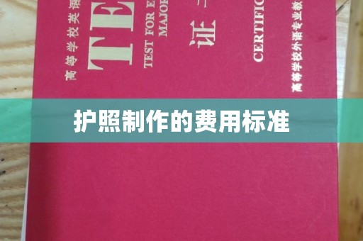江阳护照制作的费用标准