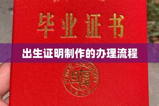 江阳出生证明制作的办理流程